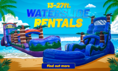 13-27 Foot Water Slide Rentals