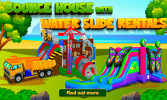Bounce House with Water Slide Rentals