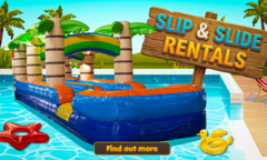 Double Lane Slip and Slides Rentals
