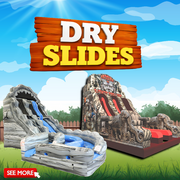 Inflatable dry slide rentals