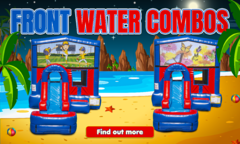 Front Load Combo Water Slide Rentals