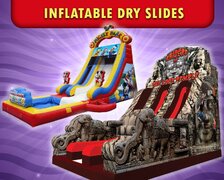 Inflatable dry slide rentals