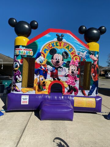 Mickey Mouse bounce house rental