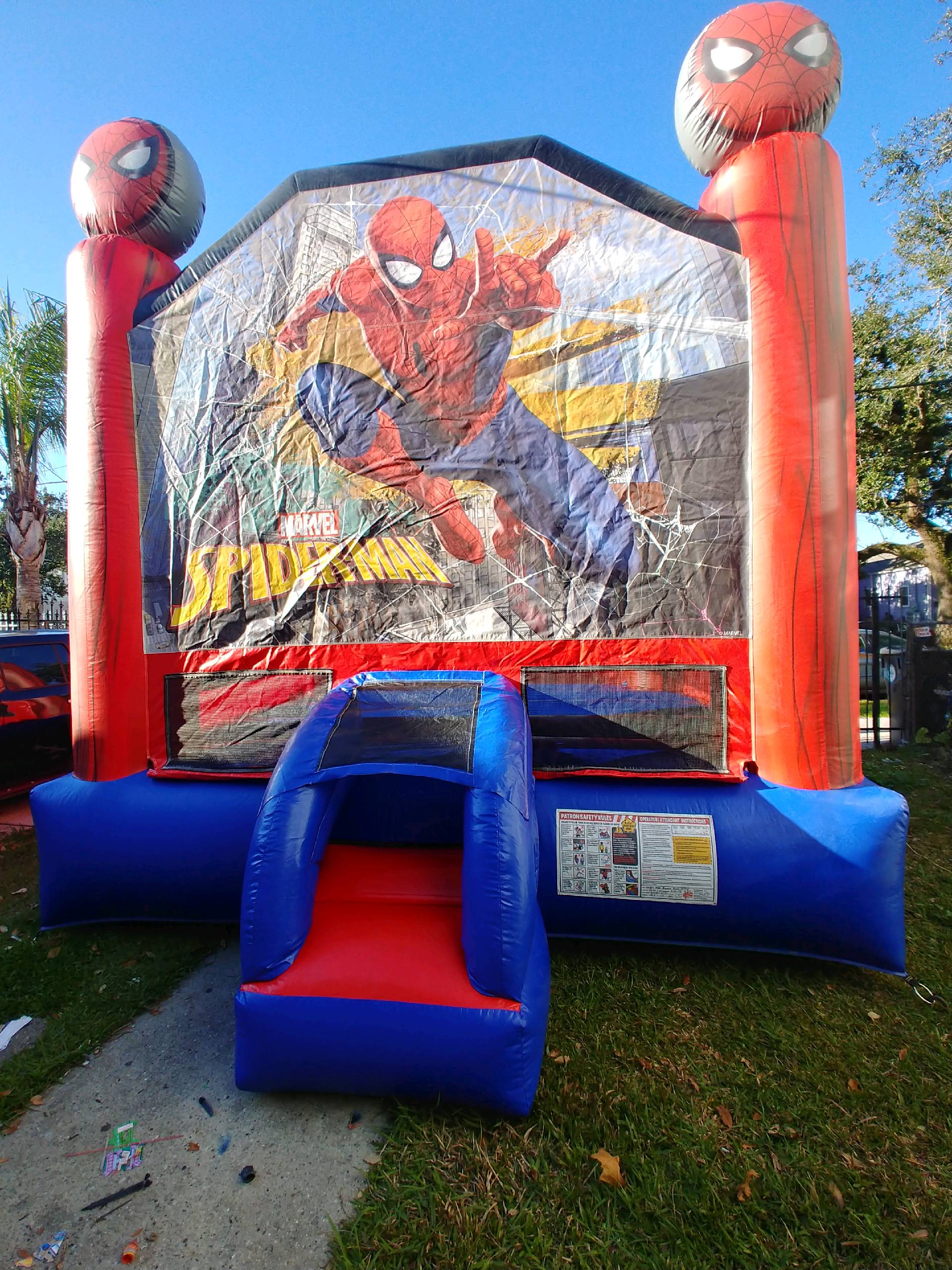 Spiderman bounce house rental