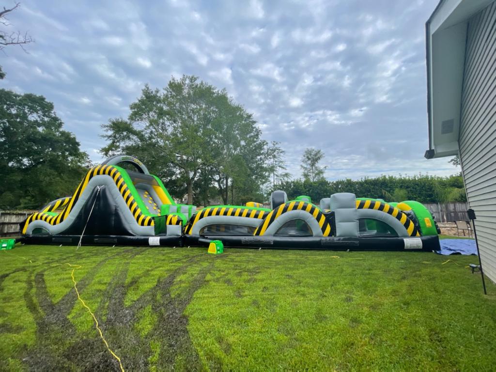65ft. Obstacle course rental radical run