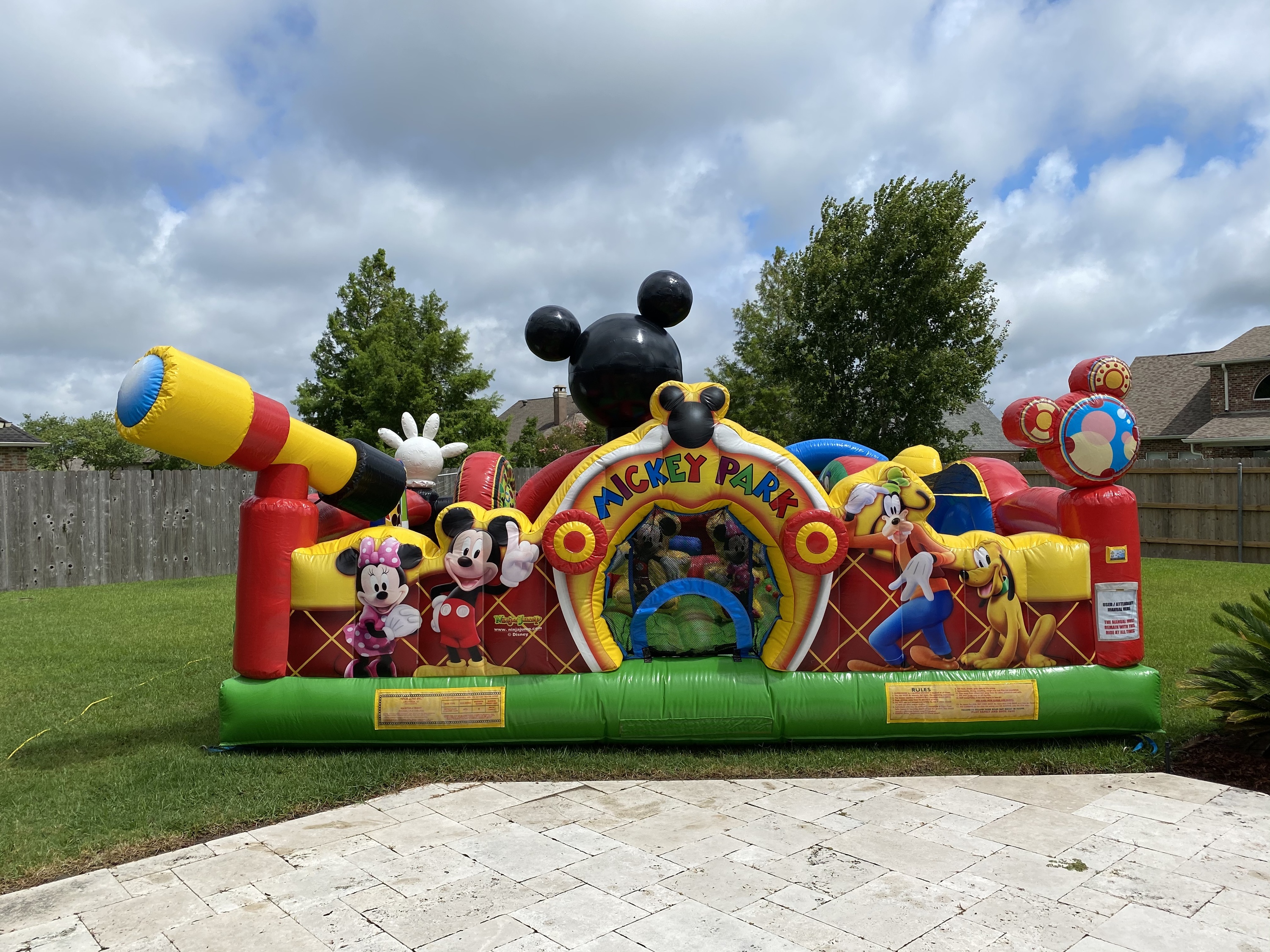 Mickey Mouse inflatable toddler bouncer rental