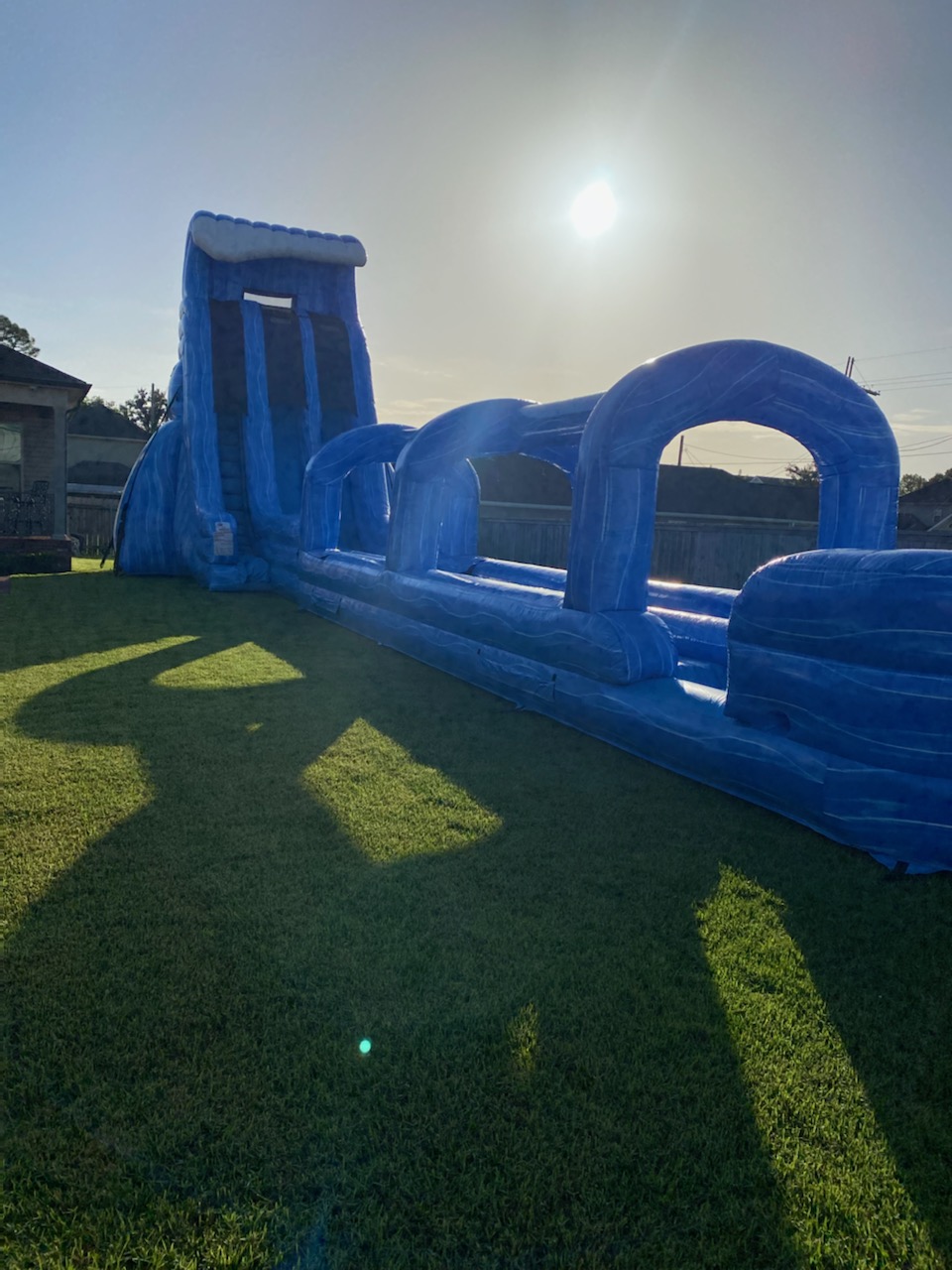 27 ft. Tall water slide 