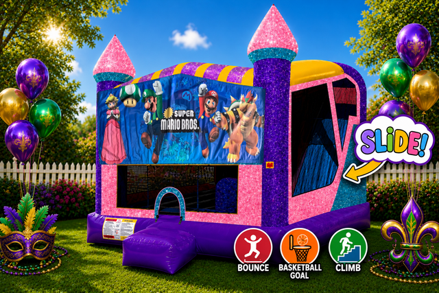 Super Mario Brothers 4in1 Combo Bouncer Pink