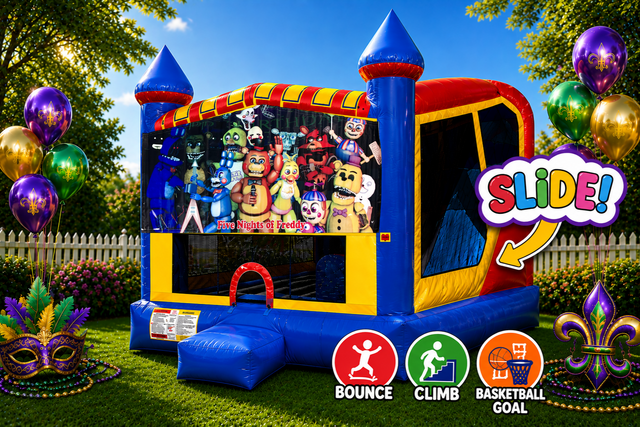 Five Nights of Freddy 4in1 Inflatable Bounce House Combo