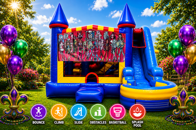 Monster High 7in1 Combo Bounce House