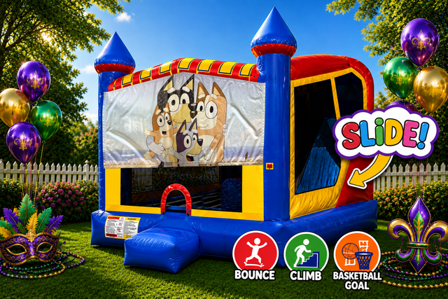 Bluey 4in1 Inflatable Bounce House Combo