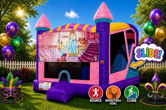 Cinderella 4n1 Combo Bouncer (Pink)