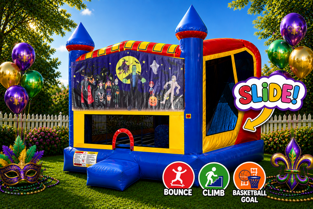 Halloween 2 4in1 Inflatable Bounce House Combo