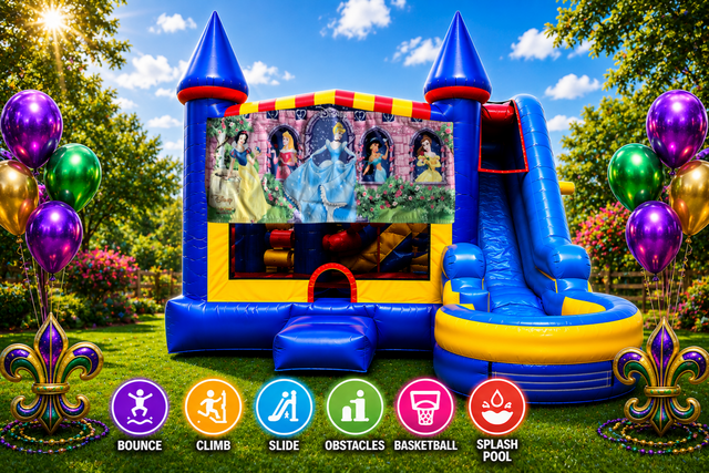 Disney Princess Inflatable Combo 7in1
