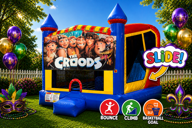 The Croods 4in1 Inflatable Bounce House Combo