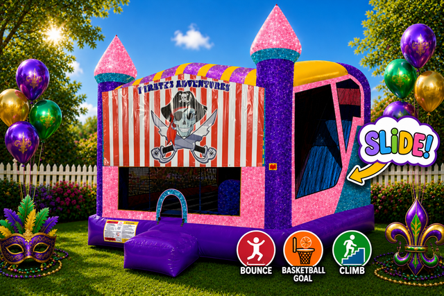 Pirates Adventure 4in1 Combo Bouncer Pink