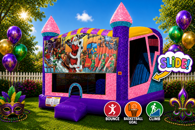 Christmas 4n1 Combo Bouncer (Pink)