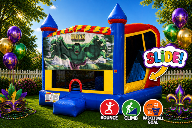Hulk 4in1 Inflatable Bounce House Combo