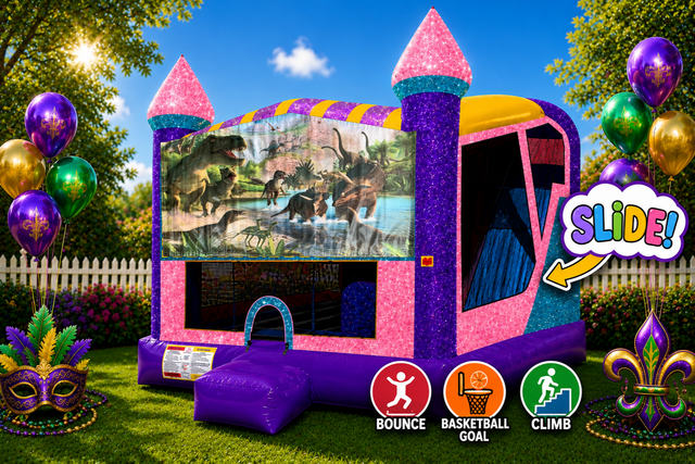 Dinosaurs 4 4in1 Combo Bouncer Pink