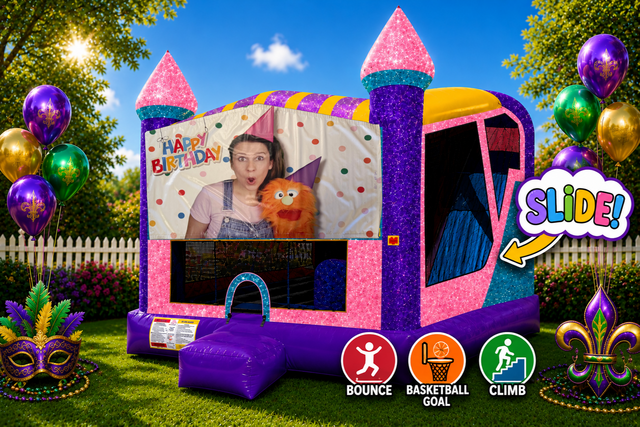 Ms. Rachel 4in1 Combo Bouncer Pink