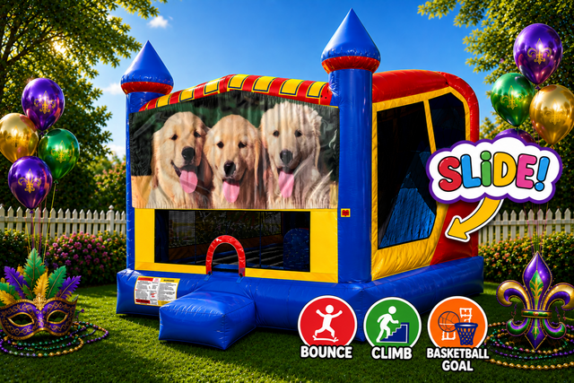 Dogs 4in1 Inflatable Bounce House Combo