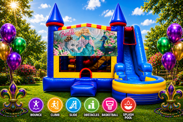 Barbie Inflatable Combo 7in1 Bounce House