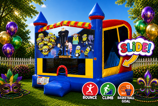 Despicable Me 4in1 Inflatable bounce house combo