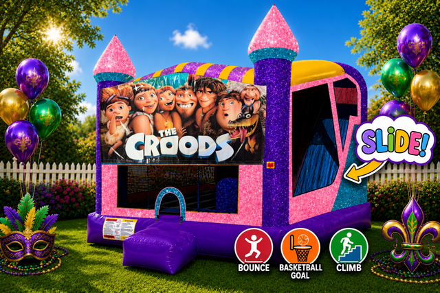 The Croods 4in1 Combo Bouncer Pink