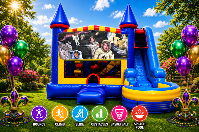 Space Kids Inflatable Combo 7in1