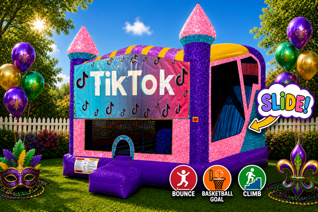 Tik Tok 4in1 Combo Bouncer Pink