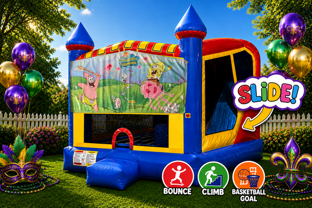 Spongebob 4in1 Inflatable Bounce House Combo