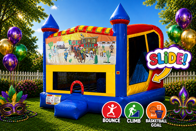 Western 4in1 Inflatable Bounce House  