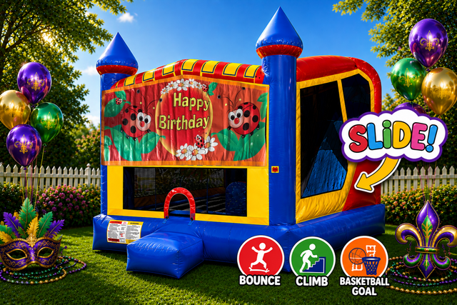 Ladybug 4in1 Inflatable Bounce House Combo