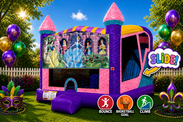 Disney Princess 4in1 Combo Bouncer (Pink)