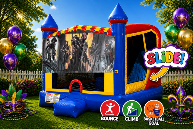 Call of Duty 4in1 Inflatable Bounce House Combo
