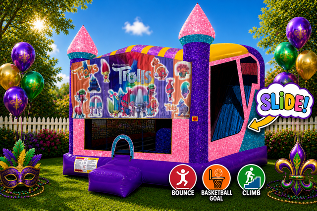 Trolls 4in1 Combo Bouncer Pink