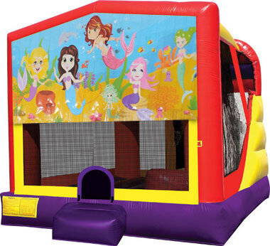 Mermaids 4in1 Inflatable Bounce House Combo