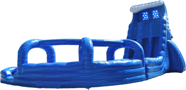 27 Ft. Double Lane Pipeline Water Slide with slip and slide