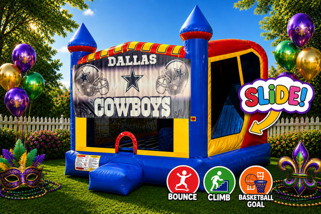 Dallas Cowboys 4in1 Inflatable Bounce House Combo