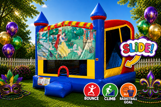 Snow White 4in1 Inflatable Bounce House Combo