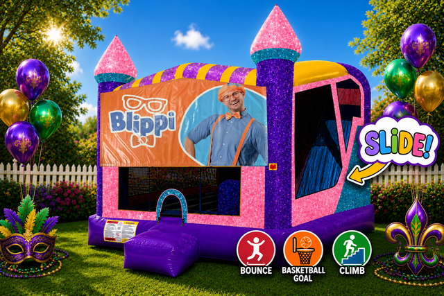 Blippi - 4in1 Combo Bouncer Pink