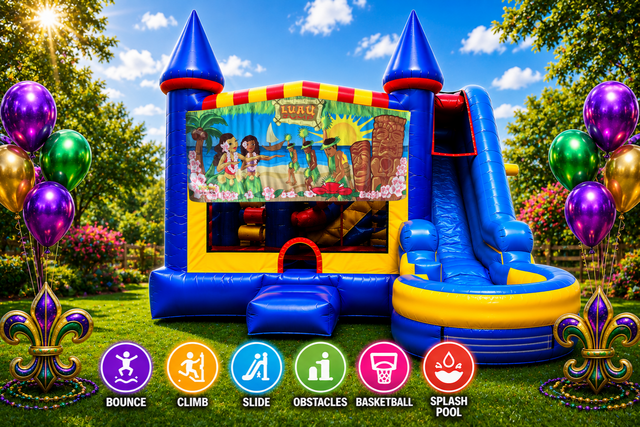 Luau Inflatable Combo 7in1