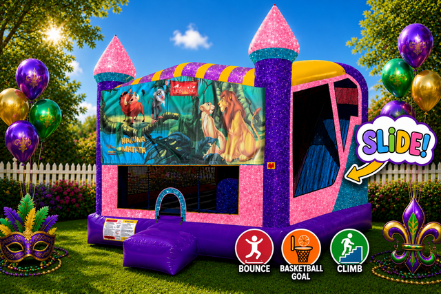 Lion King 4in1 Combo Bouncer Pink