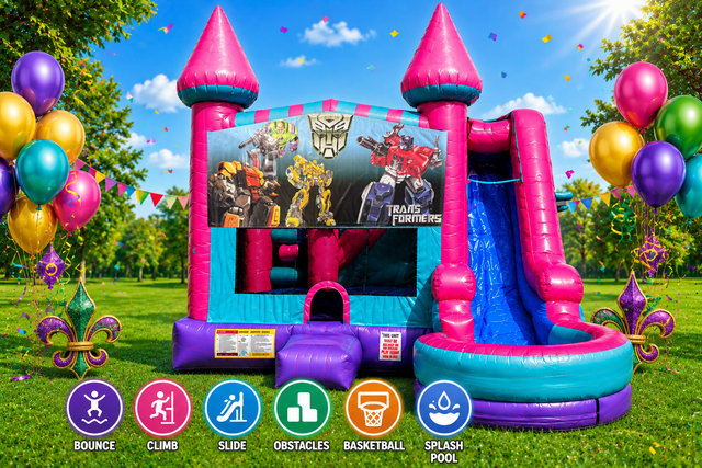Transformers Inflatable Pink Combo 7in1 