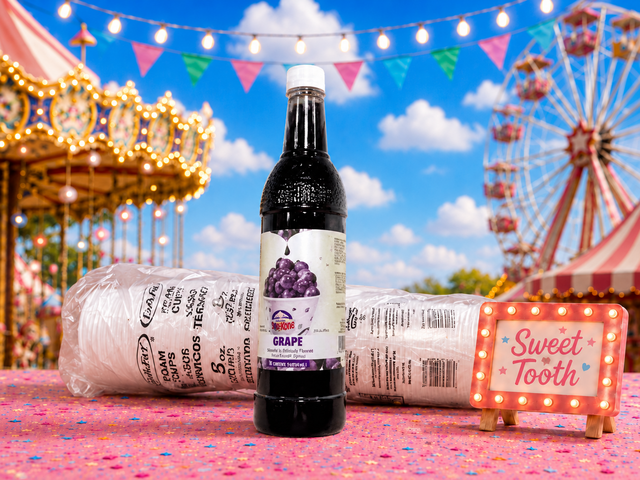 Snow cone syrup Grape 25 servings