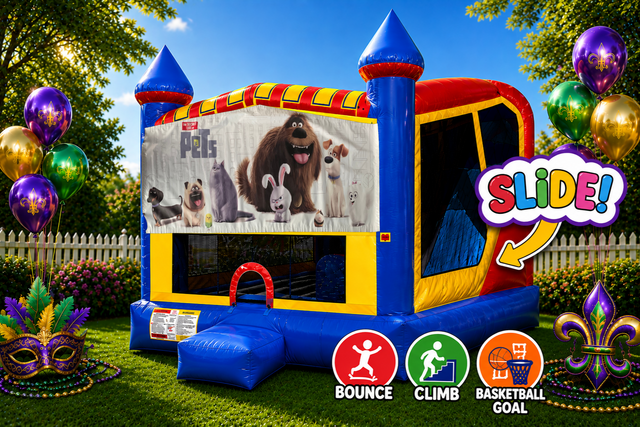Secret Life of Pets 4in1 Inflatable Bounce House Combo