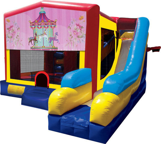 Carousel Inflatable Combo 7in1