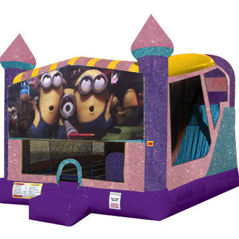 Minions 4in1 combo bouncer pink