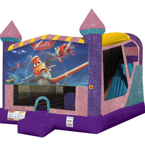 Planes 4in1 combo bouncer pink
