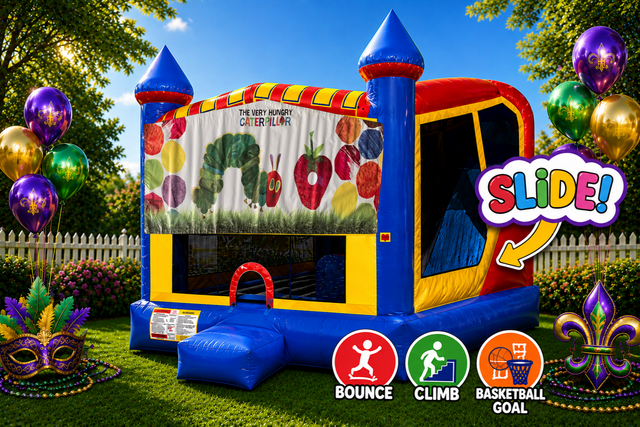 The Very Hungry Caterpillar 4in1 Inflatable bounce house combo